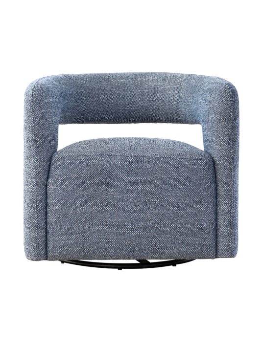 Dolce Vita Swivel Chair - Reflecting Blue Steel