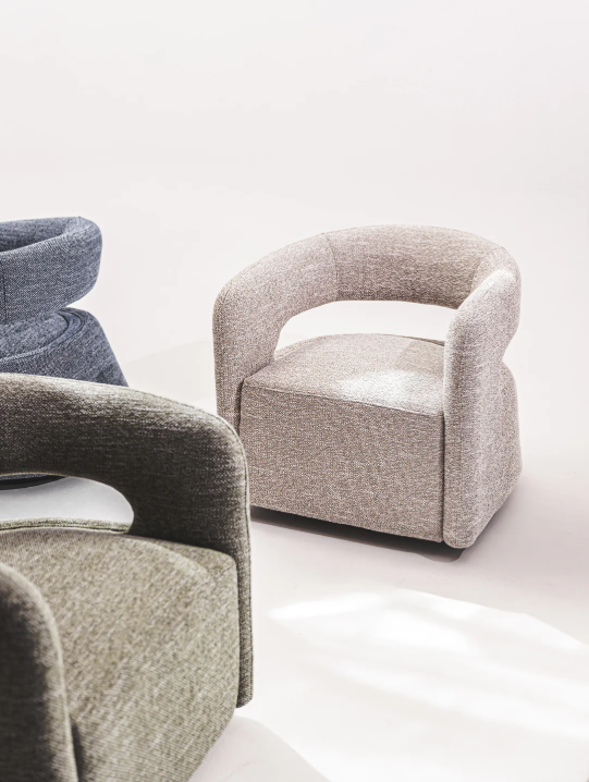 Dolce Vita Swivel Chair - Reflecting Cumin