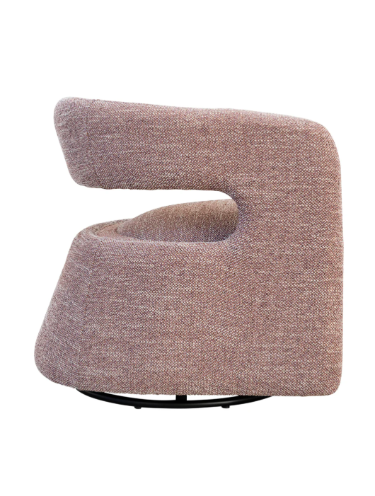 Dolce Vita Swivel Chair - Reflecting Paprika