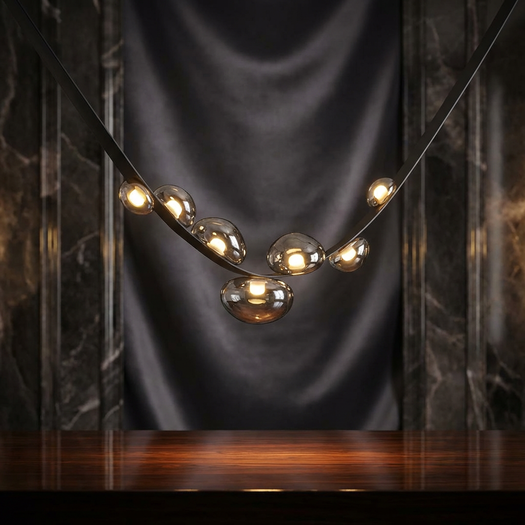 LED Leather Belt Pendant