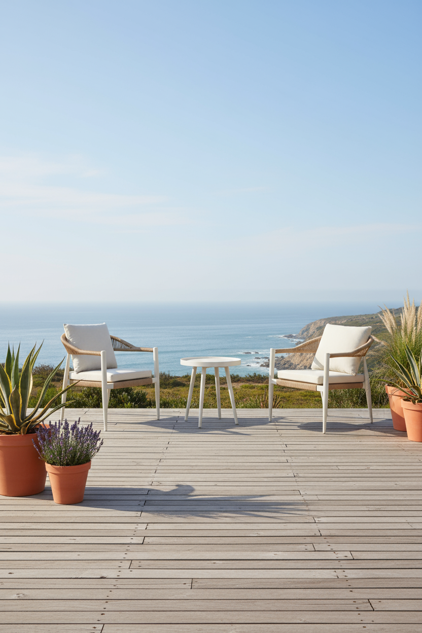 Zion Balcony Set - Shell