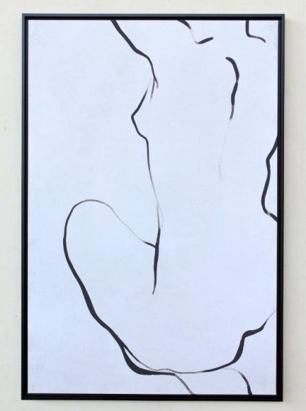 BLACK & WHITE NUDE FRAMED PICTURE - NetDécor 