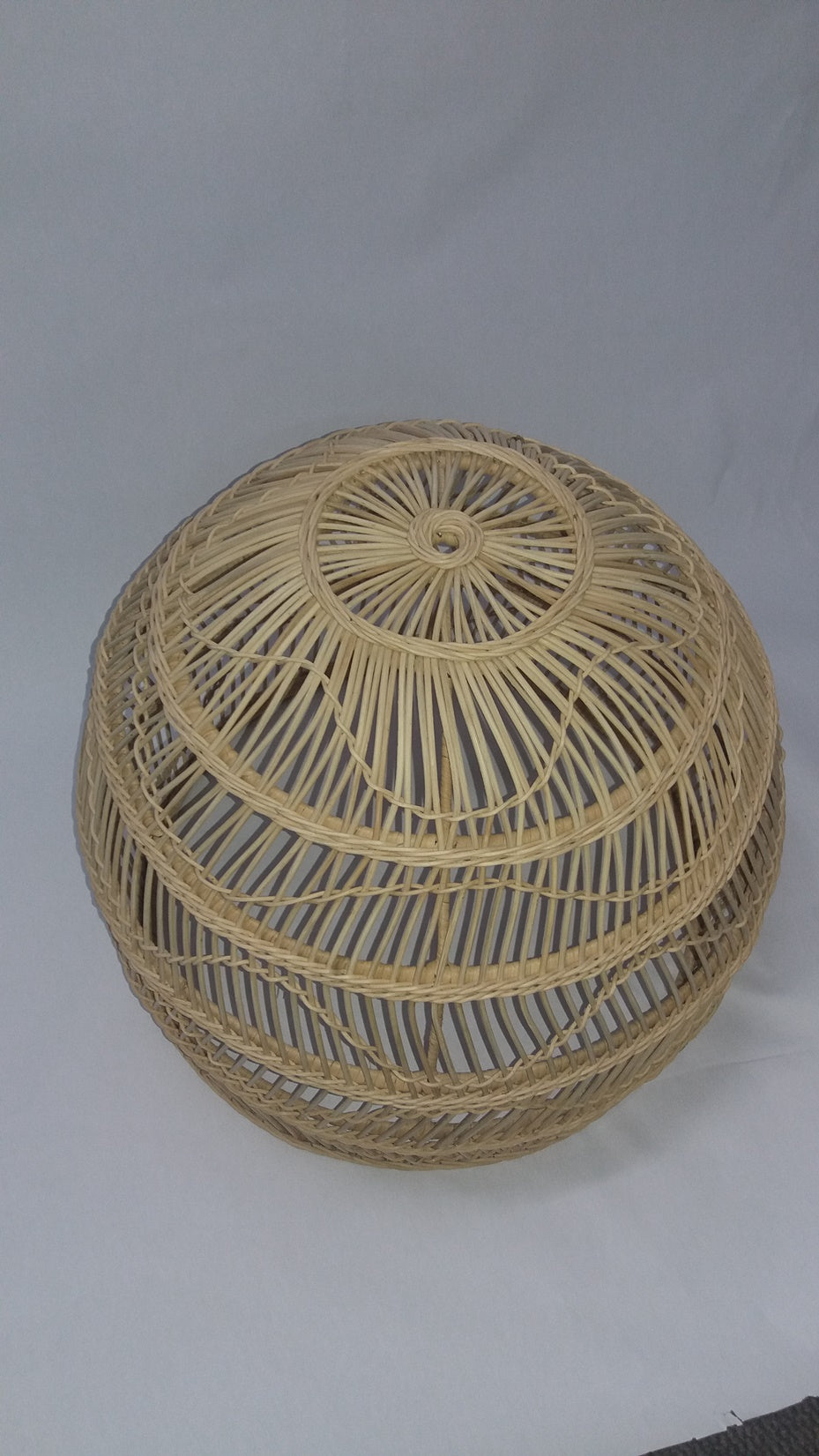 Rattan Thick Dome Round Lampshade - NetDécor 