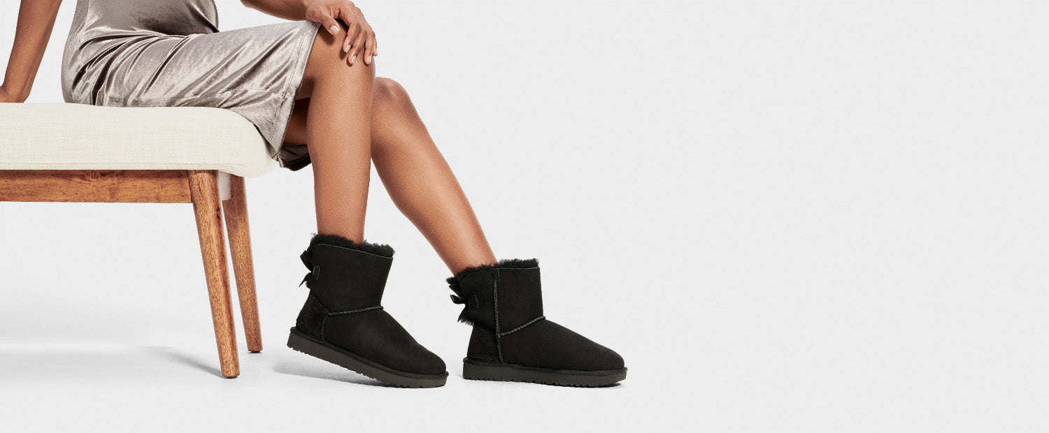 UGG Mini Bailey Bow II Black – NetDécor - Main Image