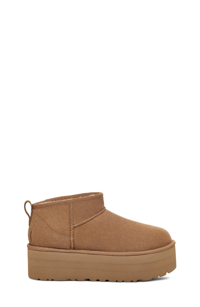 UGG Classic Ultra Mini Platform Chestnut - NetDécor 