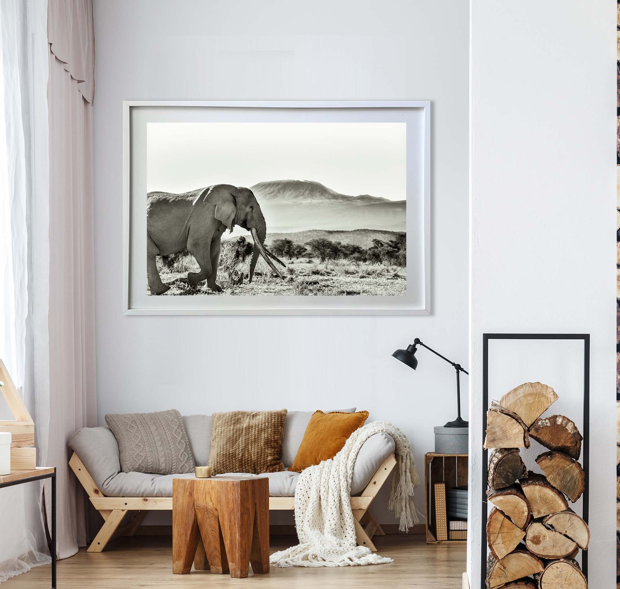 Limited Edition 1989 Elephant Landscape - NetDécor 
