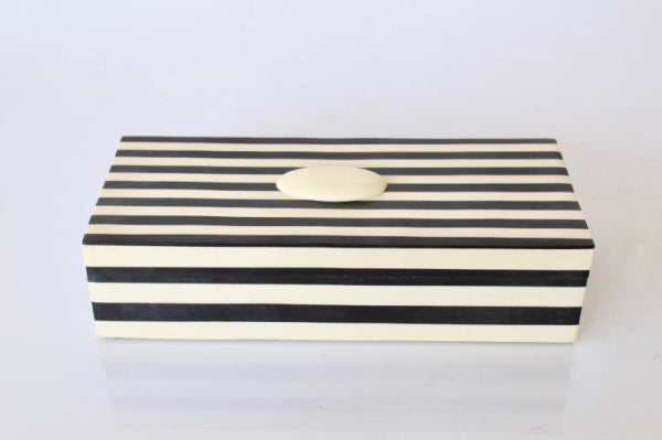 BLACK & BONE OBLONG BOX - NetDécor 