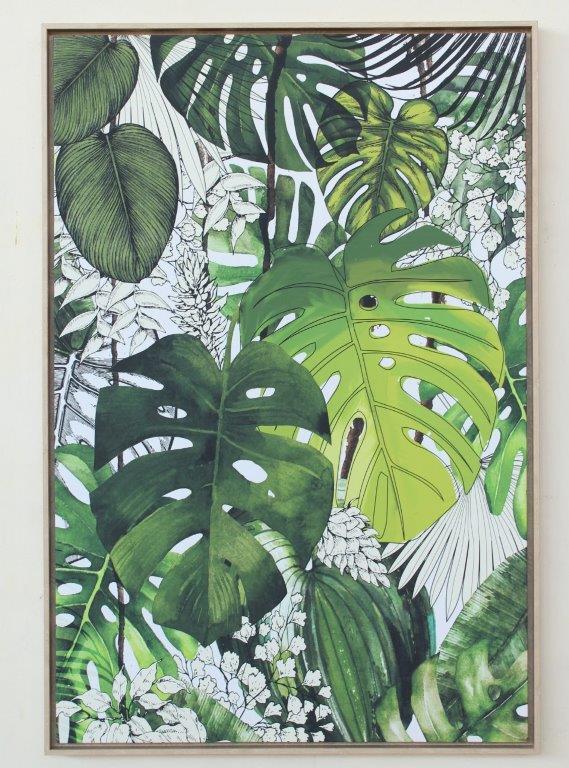 GREEN DELICIOUS MONSTER FRAMED PICTURE - NetDécor 