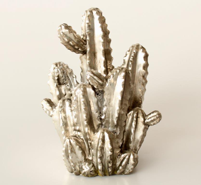 SILVER CACTUS BUSH - NetDécor 