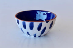 BLUE & WHITE BLOB BOWL - NetDécor 