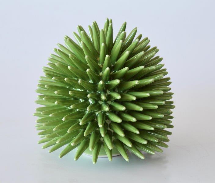 GREEN SPIKY URCHIN ORNAMENT - NetDécor 