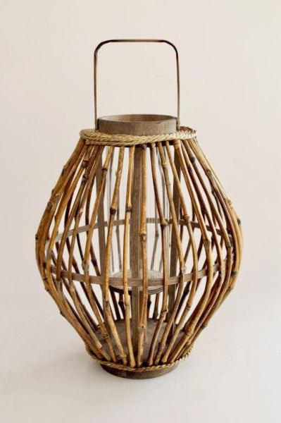 BAMBOO HURRICANE LAMP - NetDécor 