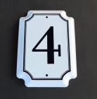NO. 4 ENAMEL PLAQUE - NetDécor 