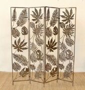 DIVISION PALM LEAF FOLDING SCREEN - NetDécor 