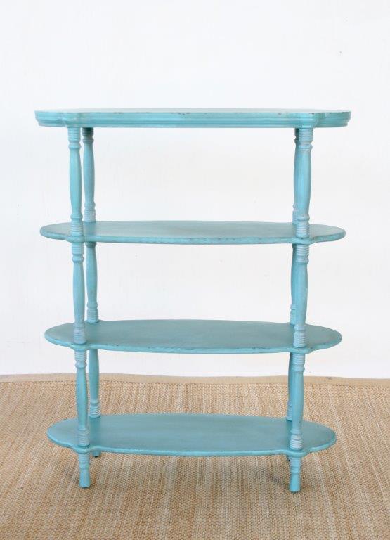 4 Tier Book Shelf Rounded Ends - NetDécor 