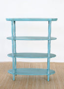 4 Tier Book Shelf Rounded Ends - NetDécor 