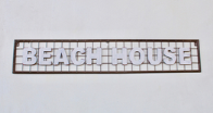 METAL 'BEACH HOUSE' SIGN - NetDécor 