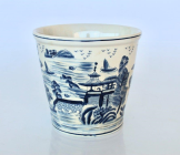 BLUE WILLOW PLANTER - NetDécor 