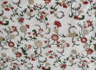 CHAIN STITCH CASHMERE CARPET BEIGE PINK TINT PINK - NetDécor 