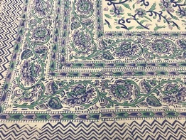 BLUE & AQUA PATTERN SERVIETTE - NetDécor 