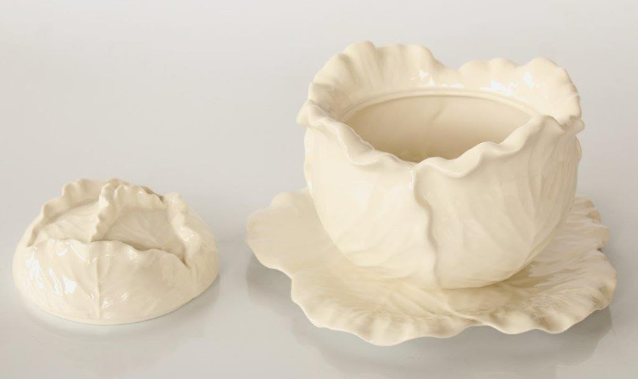 3 Piece Cabbage Bowl, Lid & Plate - NetDécor 