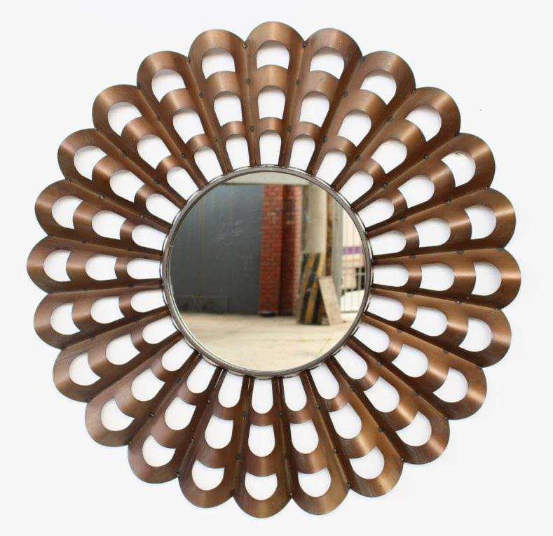 Round Cut Out Mirror - NetDécor 