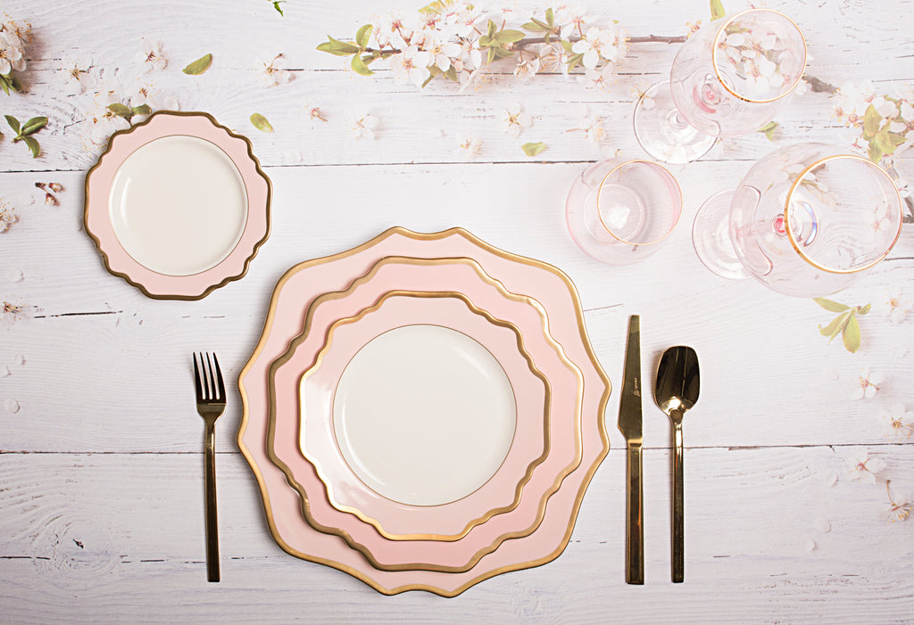 Versaille ROSE Dinnerware Set - NetDécor 