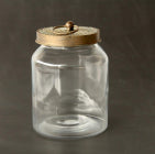 GOLD MESH & GLASS ROUND CONTAINER - NetDécor 