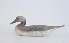 13cm Grey and White Duck. - NetDécor 