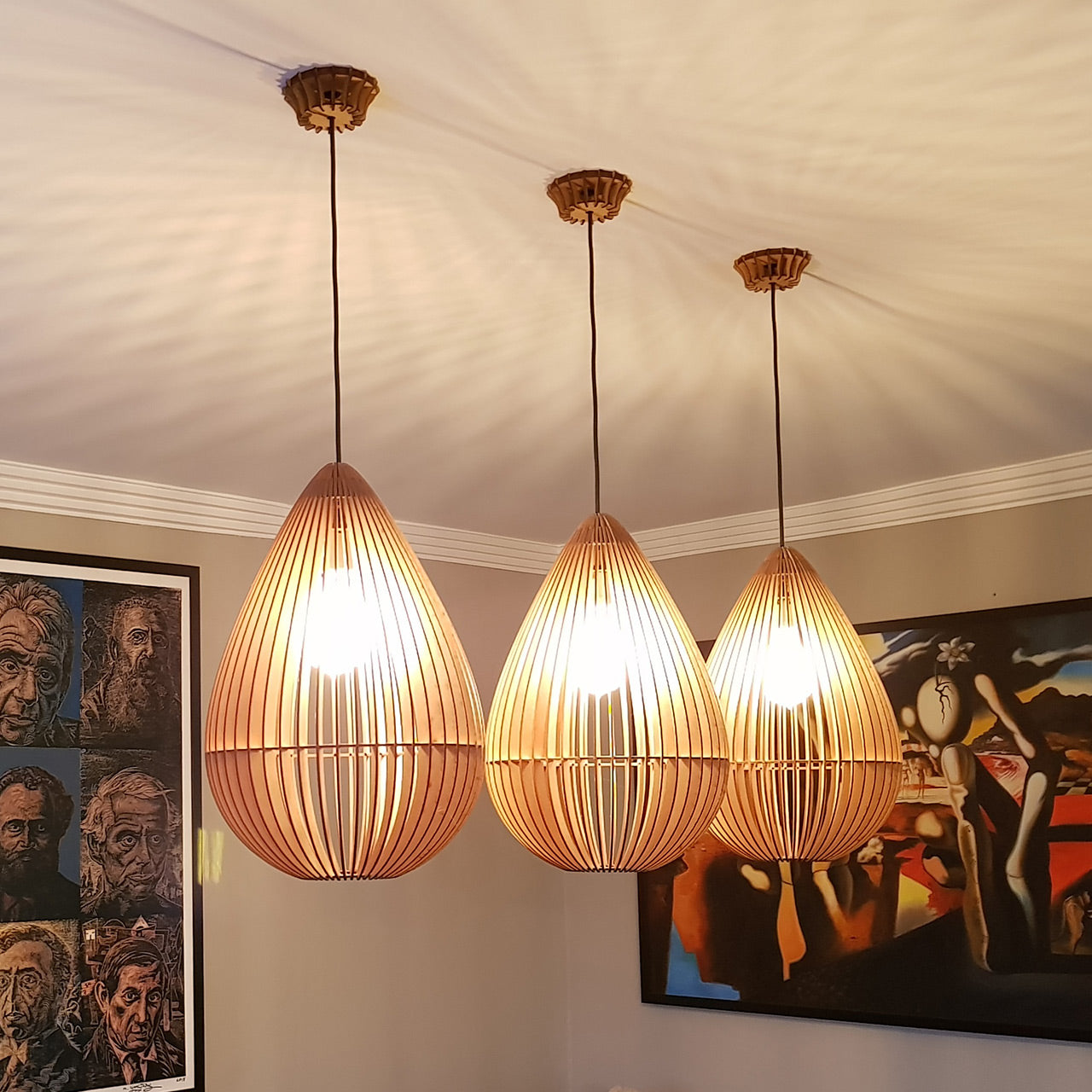 Eco Friendly Aqua Chandelier - NetDécor 