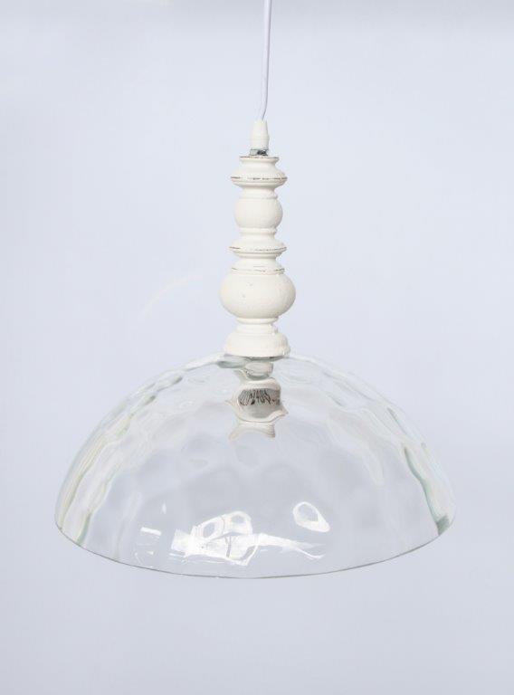Glass Bubbled Hanging Lamp - NetDécor 