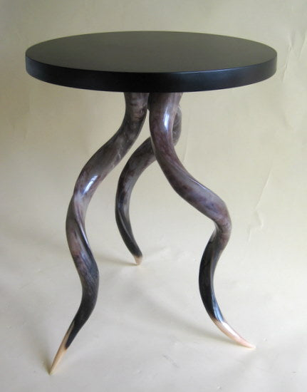 Kudu Horn Table with Veneer Top - NetDécor 