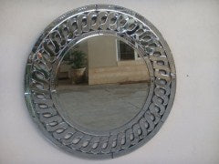 Round Lattice Mirror - NetDécor 