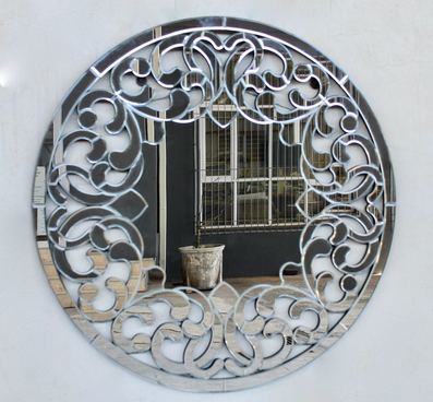 ROUND VENETIAN MIRROR 90CM DIAM - NetDécor 
