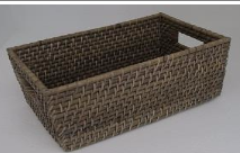 Rattan CD Box Grey - NetDécor 