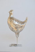 33cm Silver Cock - NetDécor 