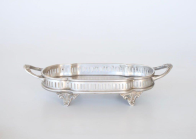 Oval Small Round Tray on Feet - NetDécor 