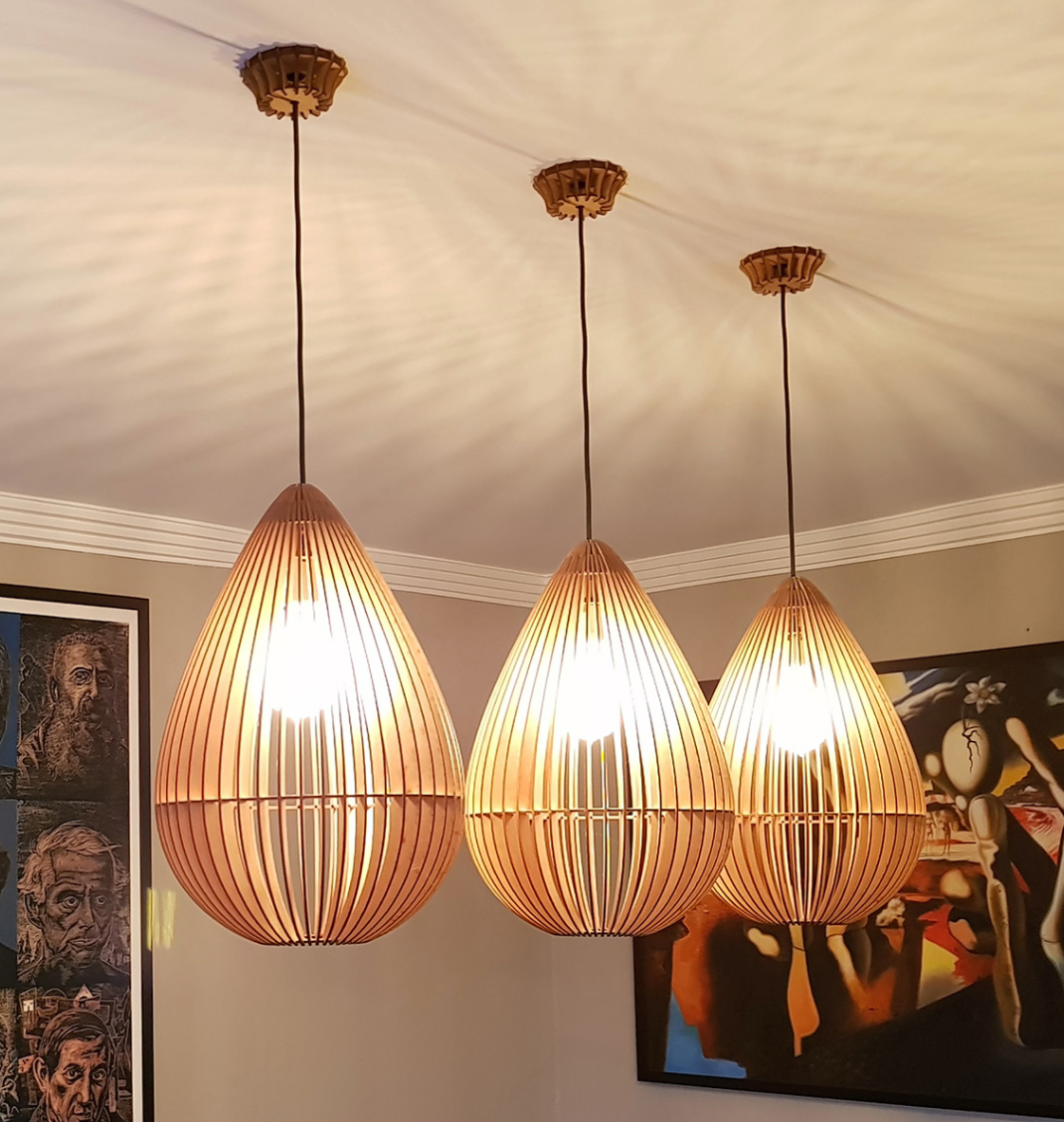 Eco Friendly Aqua Chandelier - NetDécor 