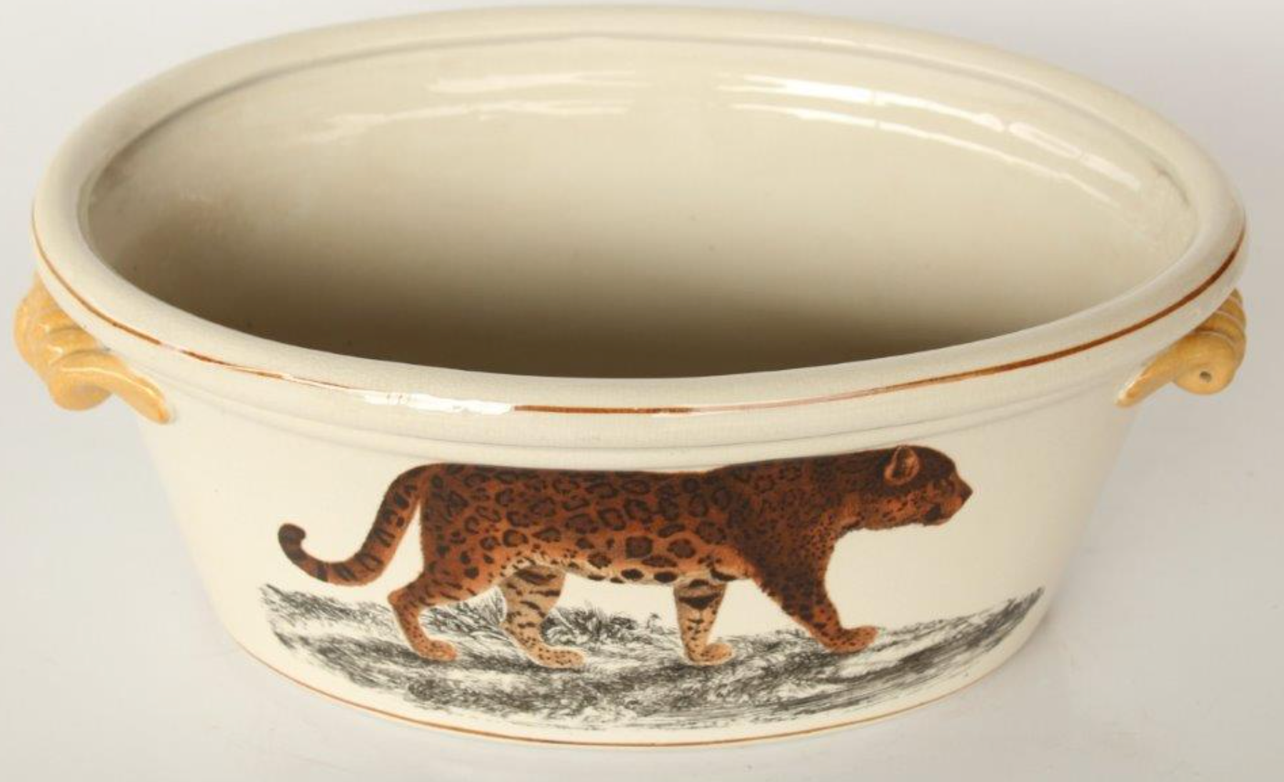 Leopard Oval Planter - NetDécor 