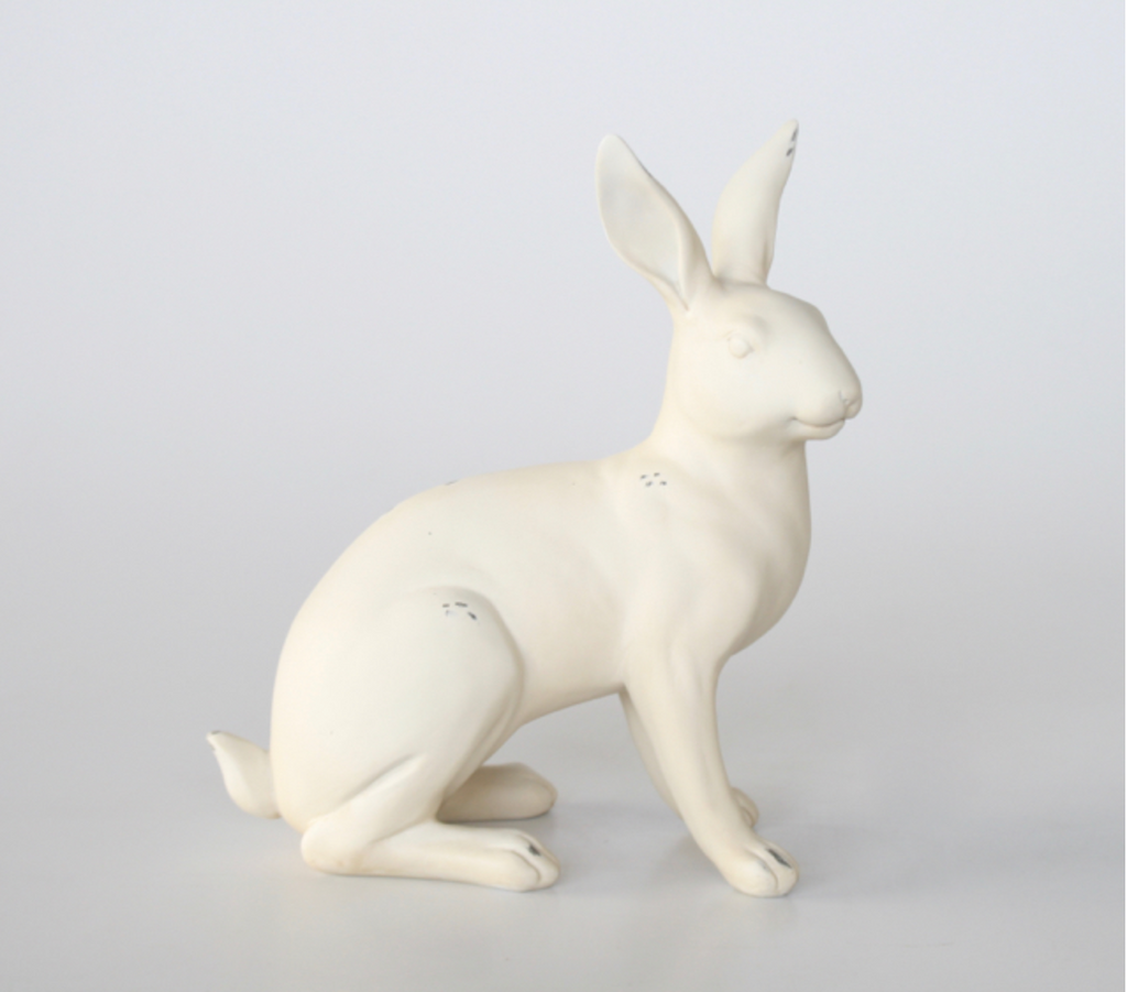 Cream Sitting Rabbit - NetDécor 