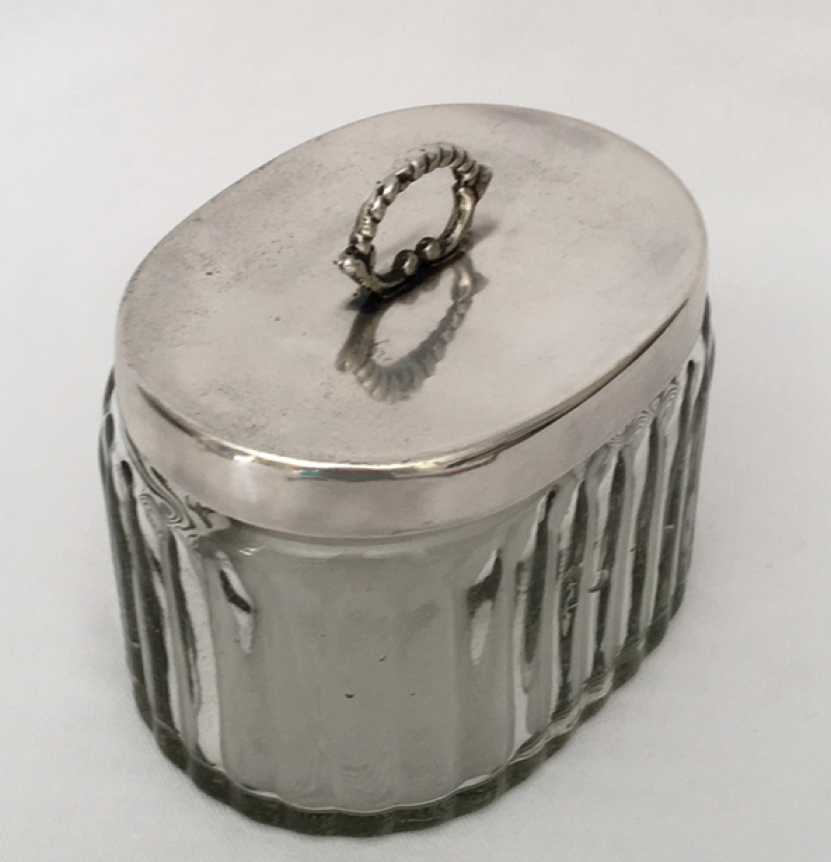 Jar Glass Oval French - NetDécor 