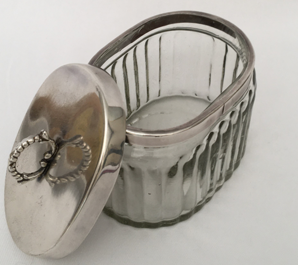 Jar Glass Oval French - NetDécor 
