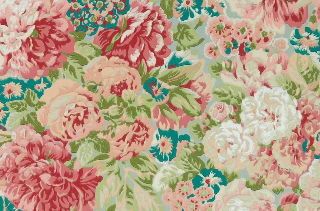 Sanderson One Sixty - Rose and Peony Wallpaper - NetDécor 