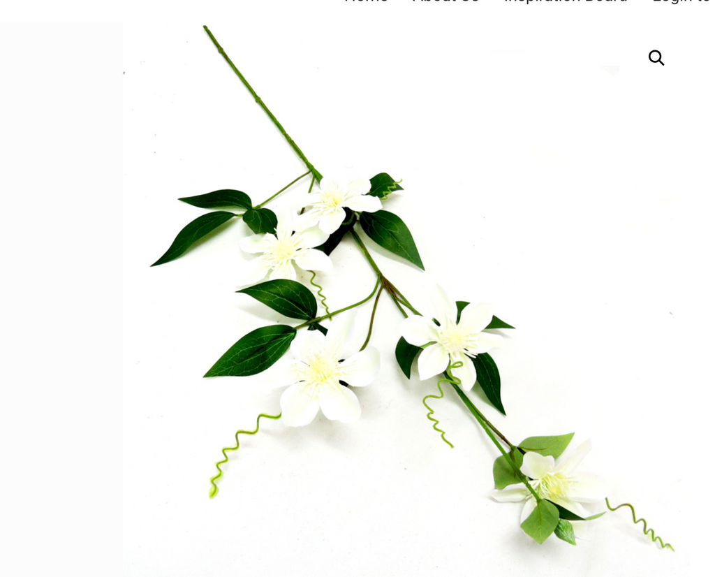 6 Stems Clematis Flowers - NetDécor 