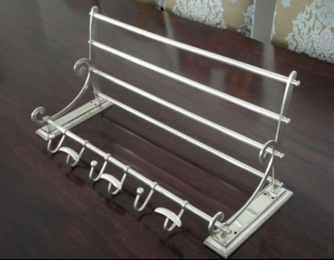 Wall Mount Rack & Hooks - NetDécor 