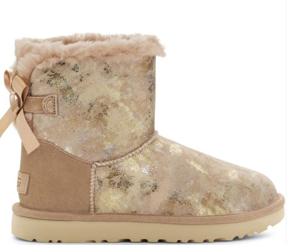 UGG - Mini Bailey Bow Gold Wash Beechwood - NetDécor 