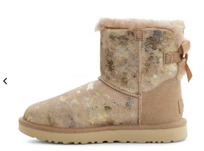 UGG - Mini Bailey Bow Gold Wash Beechwood - NetDécor 