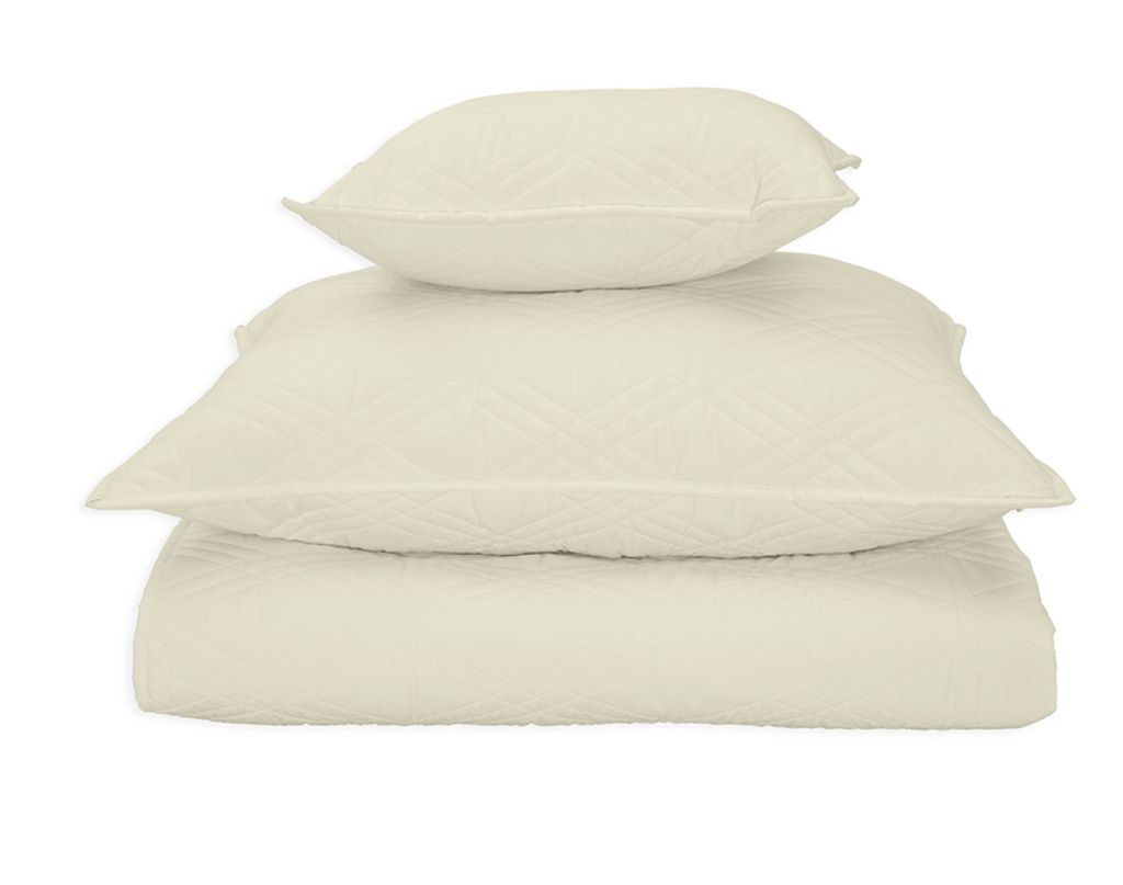 Reed Family Linen - Diamond Quilted Pillowcases - NetDécor 