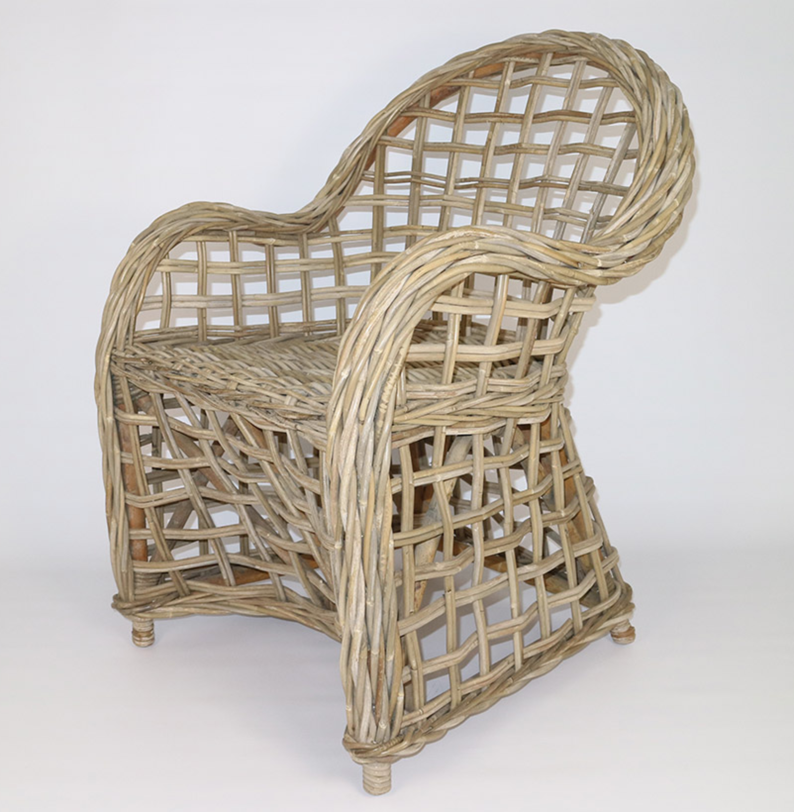 RATTAN THICK CHAIR DINING “J” OPEN - NetDécor 