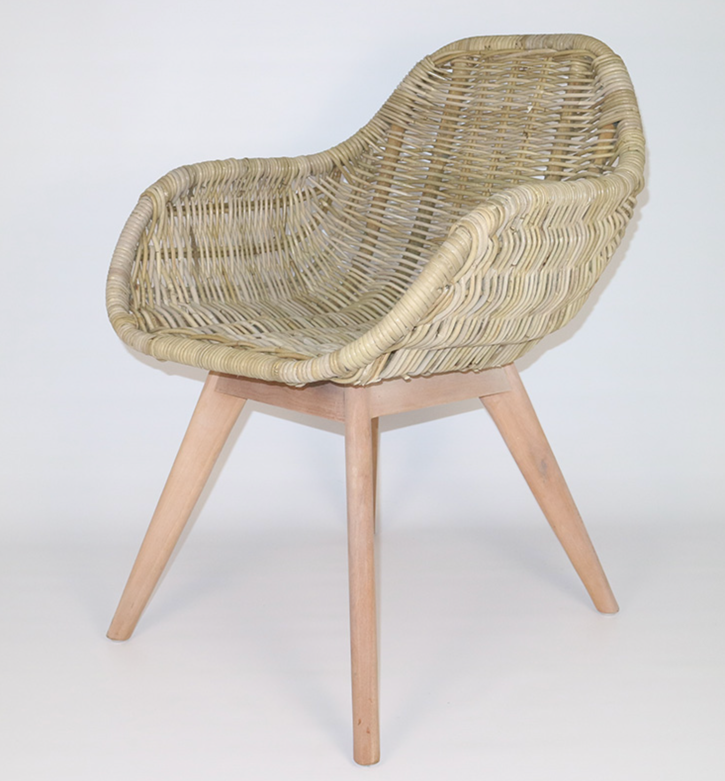 RATTAN THICK CHAIR NATURAL LEGS - NetDécor 